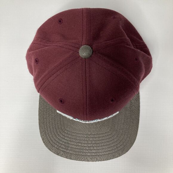 Starter Primitive Skate Snapback Hat Brown Snake Brim Dark Red, One Size Adj. - Picture 5 of 9